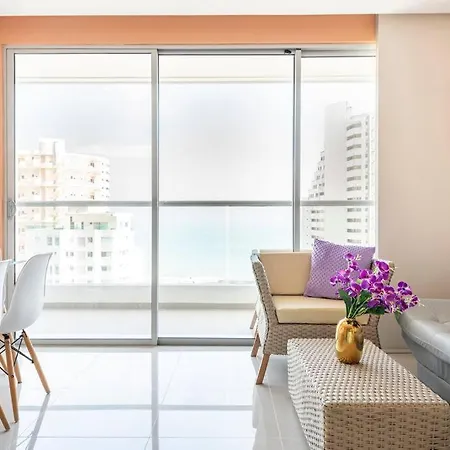 Apartamento Acogedor Apto Con Vista Al Mar Cartagena
